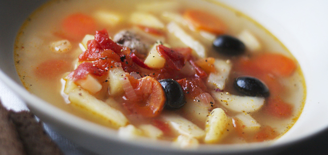 Суп по-итальянски в мультиварке