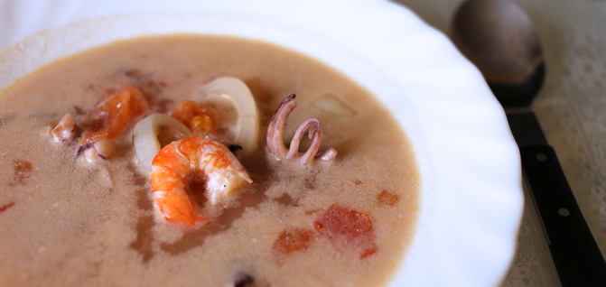 Тайский острый суп Том Ям (Tom Yam) в мультиварке
