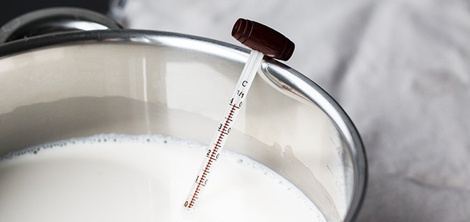 Йогурт на топленом молоке с корицей в мультиварке