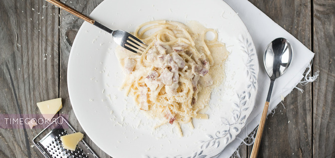 Спагетти "Карбонара" в мультиварке